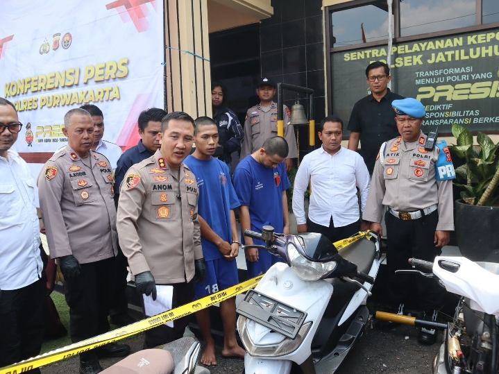 Polisi Ungkap Kasus Curanmor di Wilayah Hukum Purwakarta